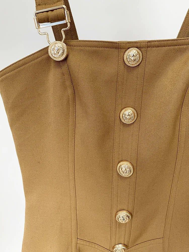 Vestido informal beige