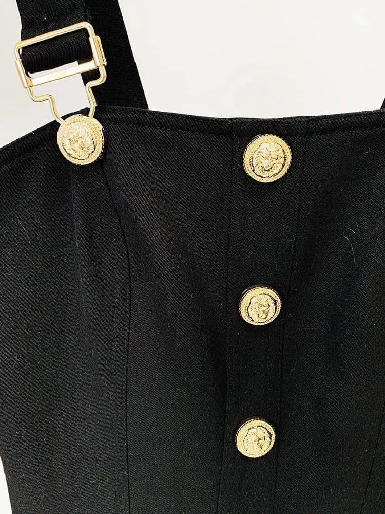 Vestido negro informal
