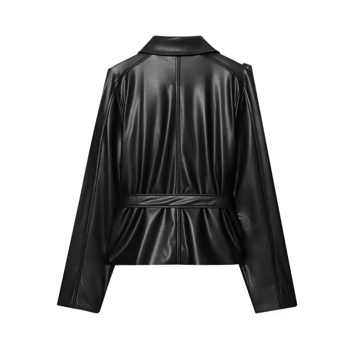 gabardina negra para mujer, chaqueta