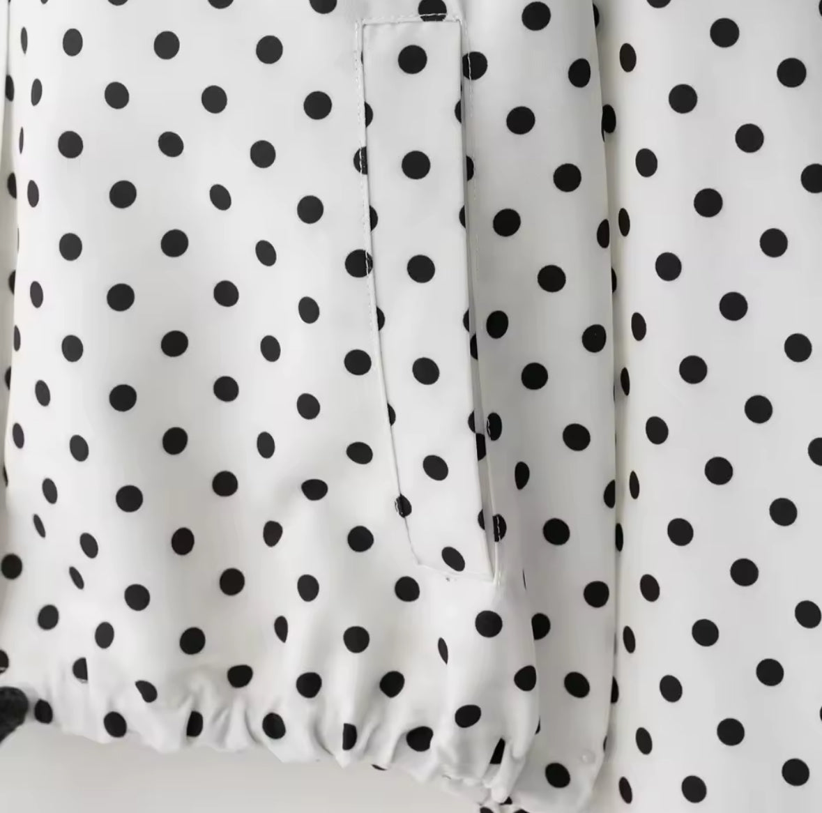 Abrigos corto con estampado de lunares para mujer, chaquetas de manga larga de talle alta para mujer, prendas de vestir exteriores informales elegantes