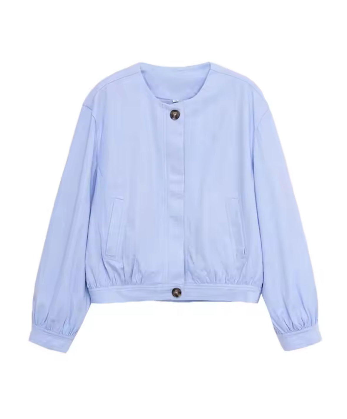 Chaqueta Bomber de lino para mujer