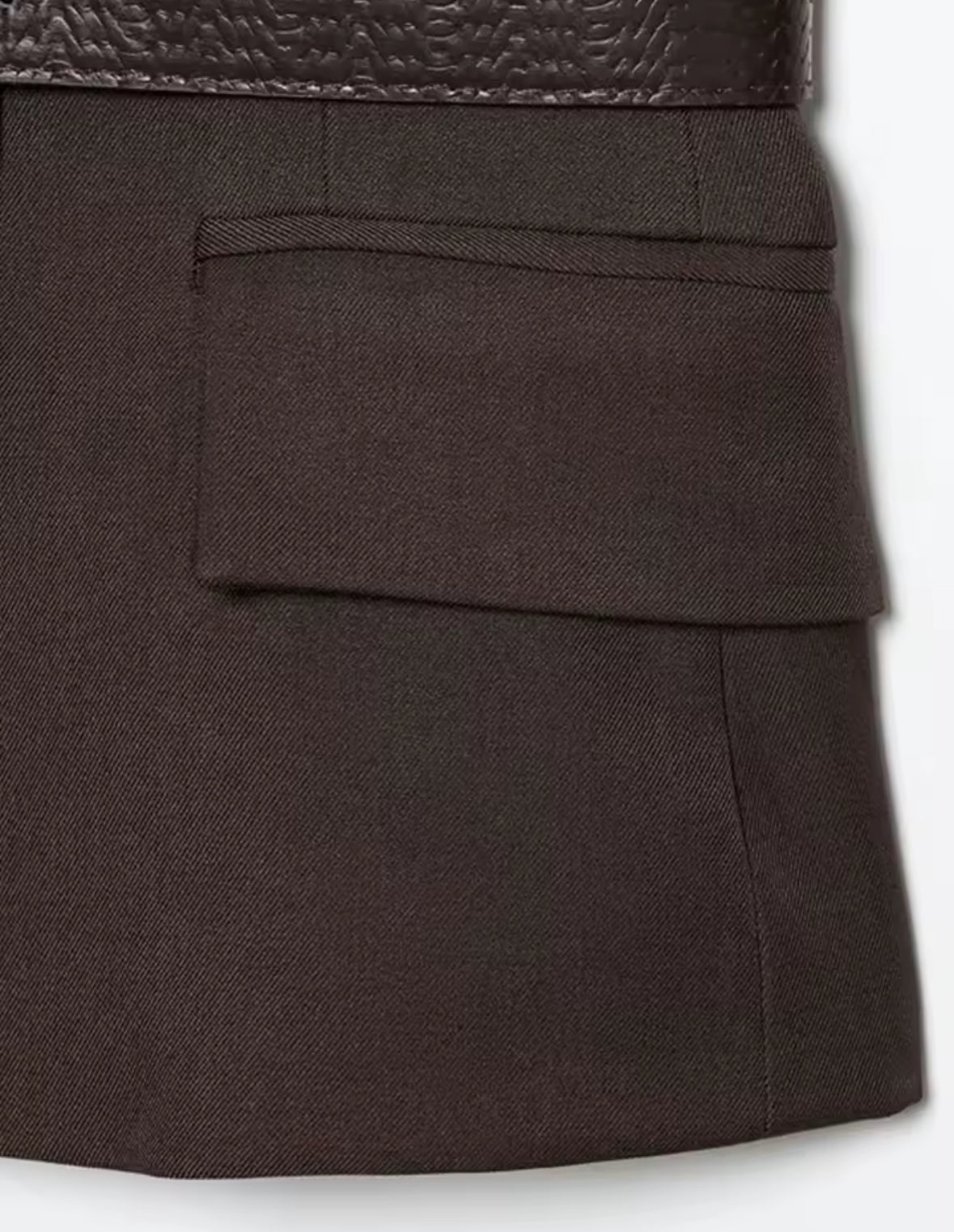 chaleco solapa cuello sin mangas bolsillos delanteros