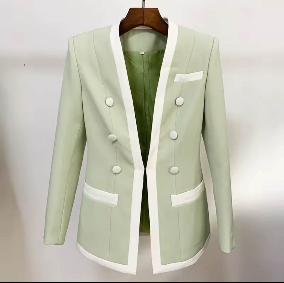 Blazer verde limón