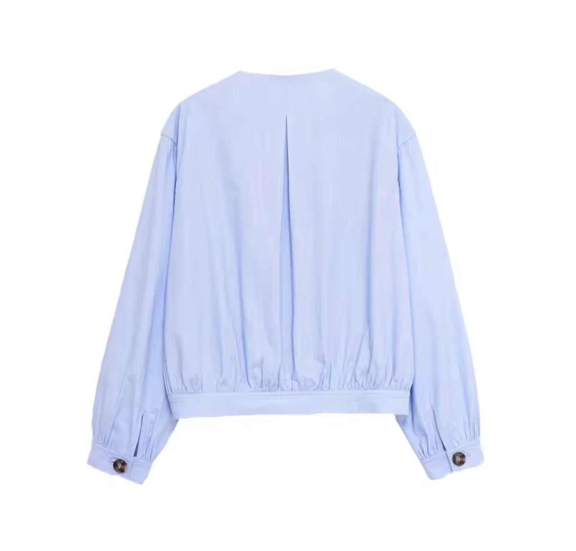 Chaqueta Bomber de lino para mujer