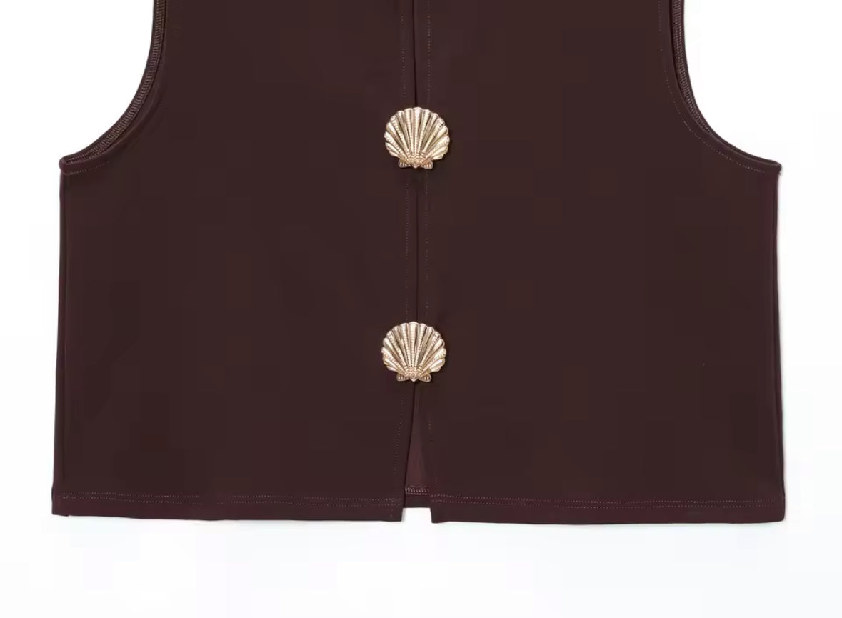 básicas cuello redondo blusa Casual