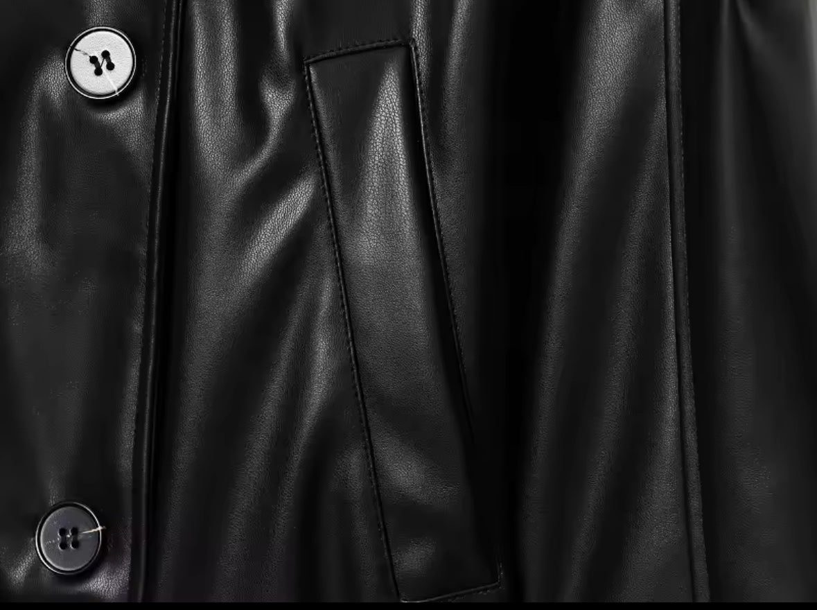 gabardina negra para mujer, chaqueta