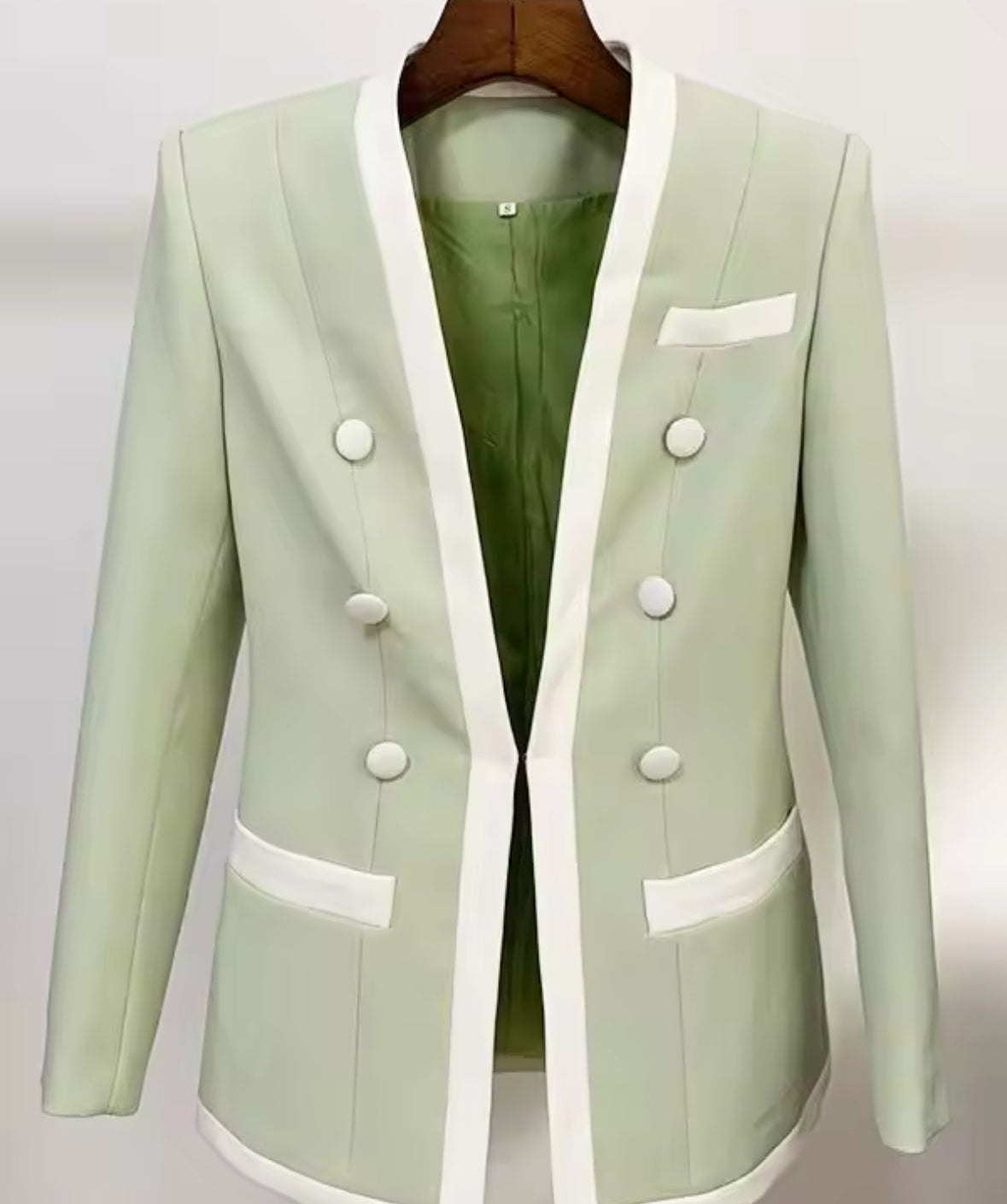 Blazer verde limón