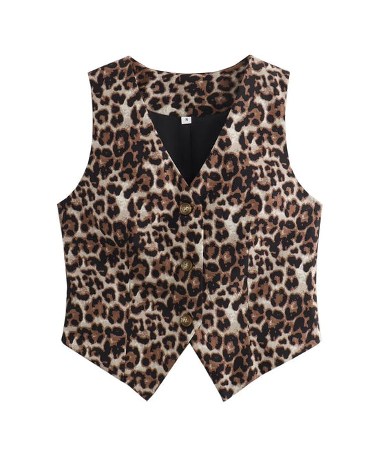 Chaleco animal print
