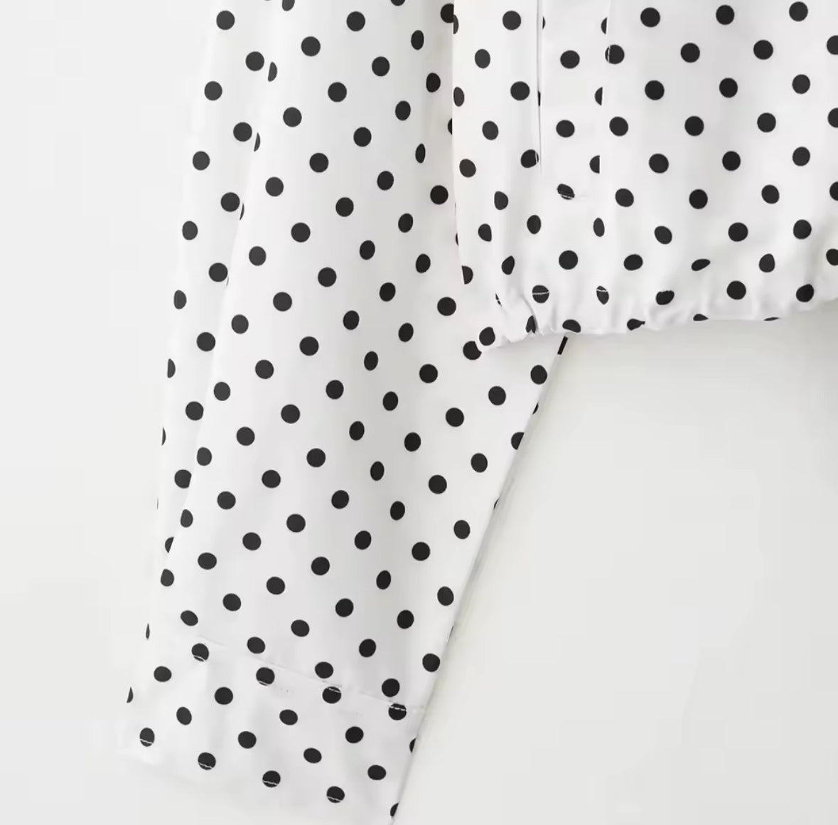 Abrigos corto con estampado de lunares para mujer, chaquetas de manga larga de talle alta para mujer, prendas de vestir exteriores informales elegantes