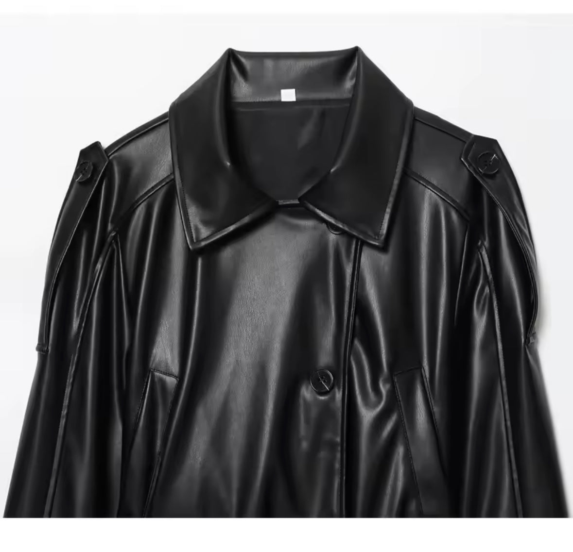 gabardina negra para mujer, chaqueta