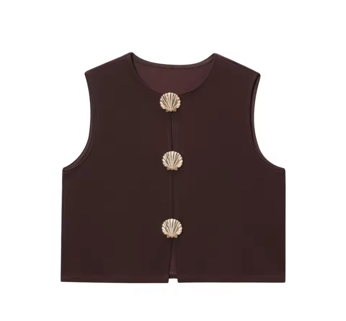 básicas cuello redondo blusa Casual